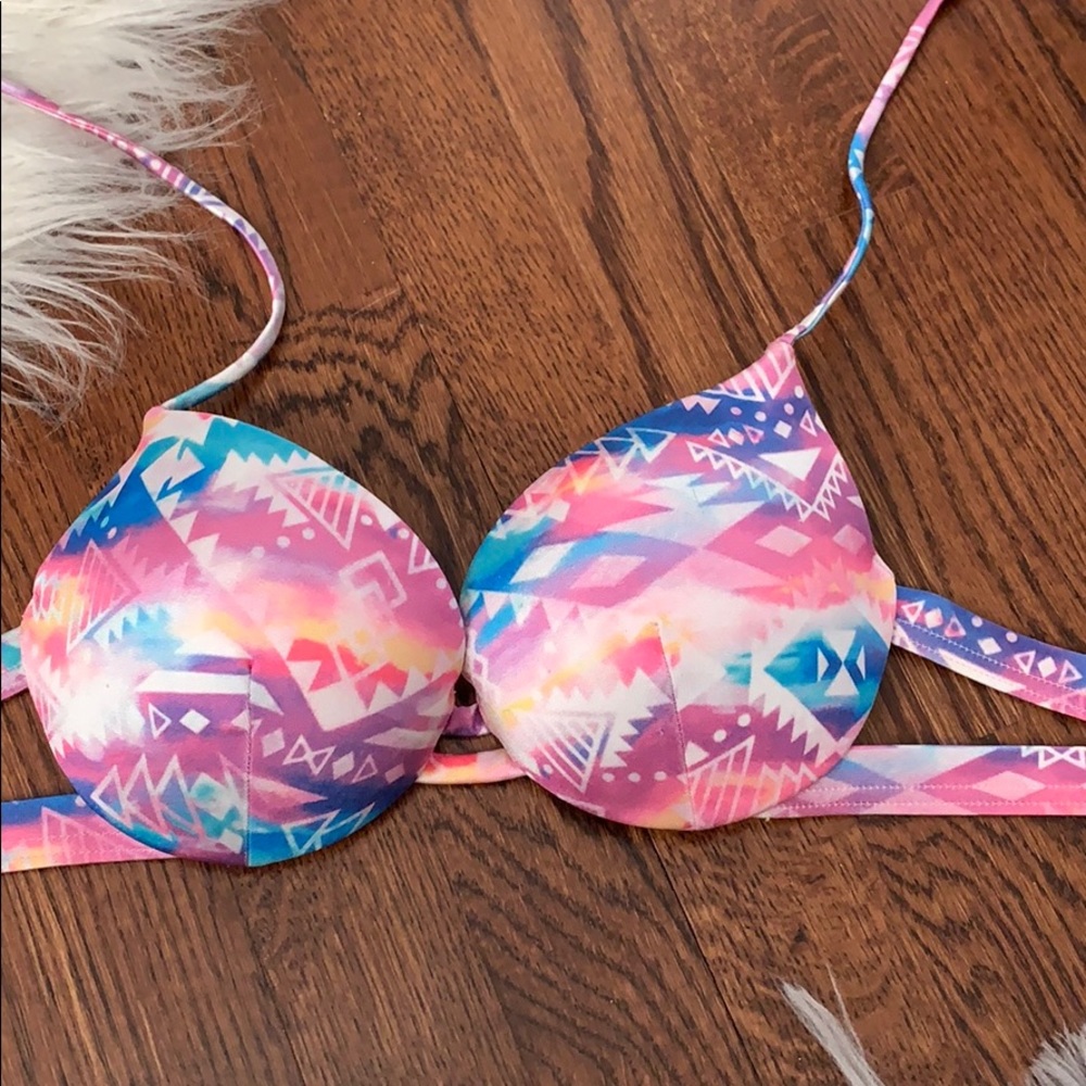 pink bathing suit top